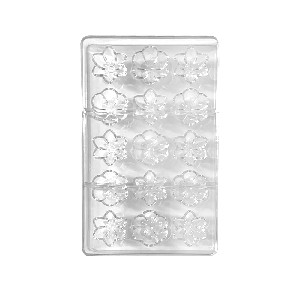 Mostrar detalhes de Forma em Plástico para Chocolate Florais FT399 - SILVER Imagem de Forma em Plástico para Chocolate Florais FT399 - SILVER